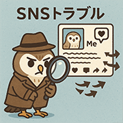 SNSトラブル調査イメージ